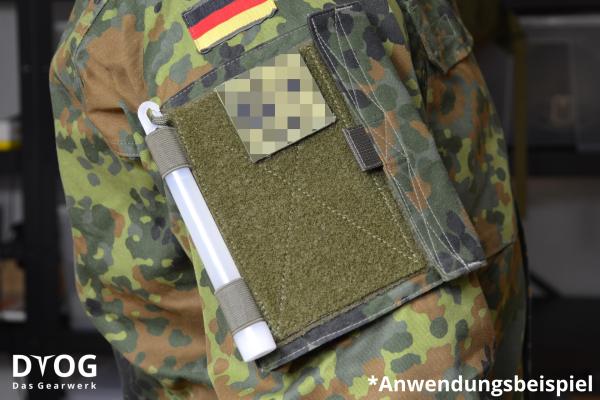 Preview: DYOG Patchfläche KL 9x14, Oliv, Anwendungsbeispiel